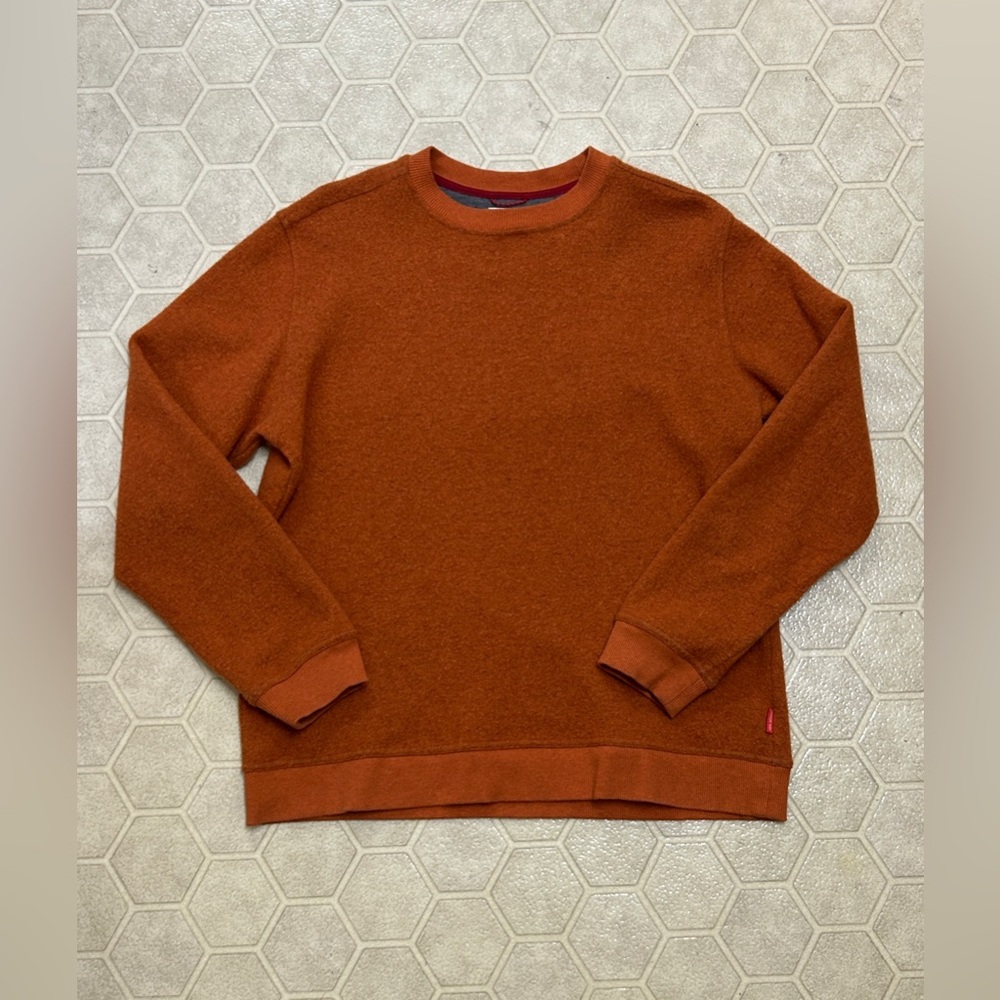 Men’s XL Topo Designs Technical Hybrid Wool Blend Crew Neck Sweater